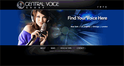 Desktop Screenshot of centralvoicegroup.com